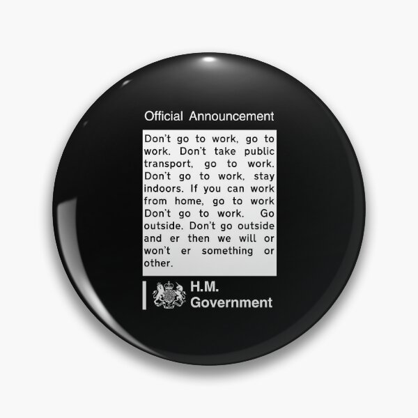 Item preview, UK Govt Coronavirus advice designed and sold by Logo-A-GoGo.