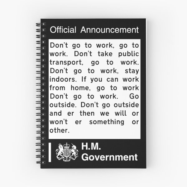 Item preview, UK Govt Coronavirus advice designed and sold by Logo-A-GoGo.