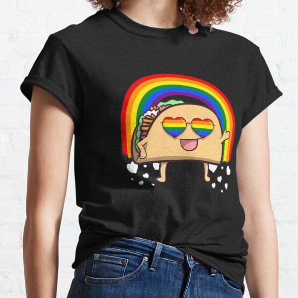 Gay Pride Rainbow LGBT Taco Classic T-Shirt