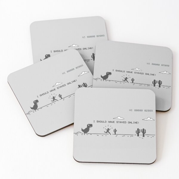 Item preview, OFFLINE DINO GAME I SHOULD HAVE STAYED ONLINE designed and sold by aydapadi.