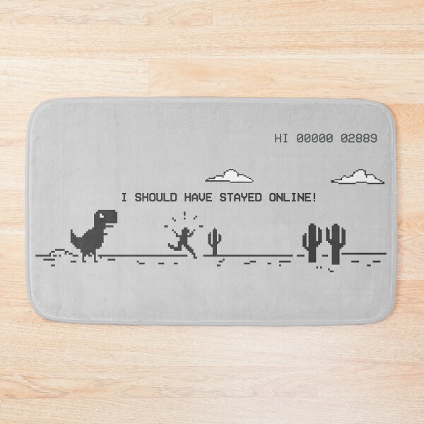 Item preview, OFFLINE DINO GAME I SHOULD HAVE STAYED ONLINE designed and sold by aydapadi.