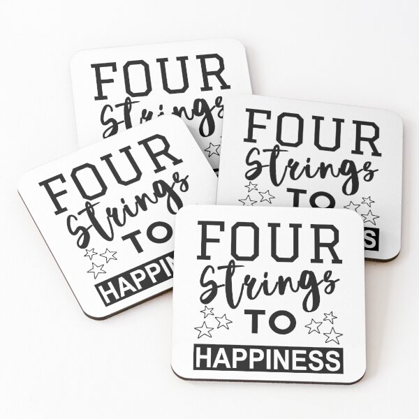 Item preview, 4 Strings To Happiness Ukulele designed and sold by PayoutStream.