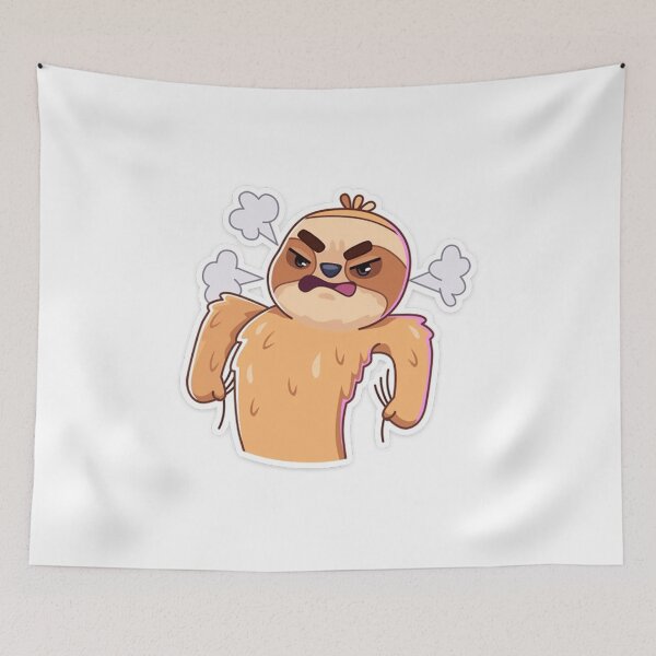 Item preview, Sloth Angry designed and sold by tewoks.