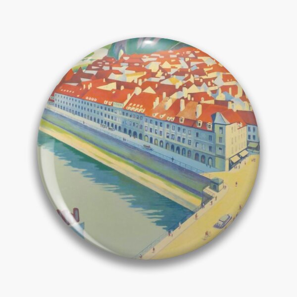 Item preview, PLM Besancon vintage travel poster designed and sold by stickart-marek.