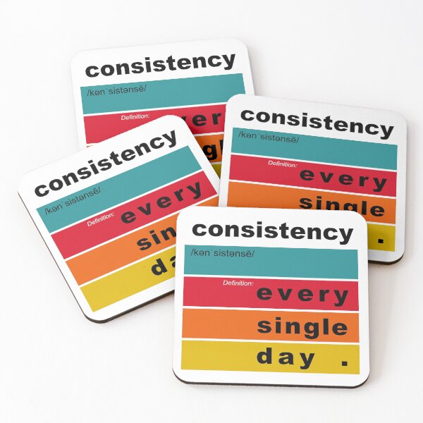 Item preview, Consistency definition - EVERY SINGLE DAY – motivation & inspirational art for SUCCESS V2 designed and sold by originalsusie.