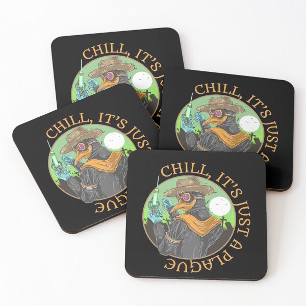 Artikelvorschau, Chill, es ist nur eine Pest | Pest Arzt entworfen und verkauft von zenpatterns.