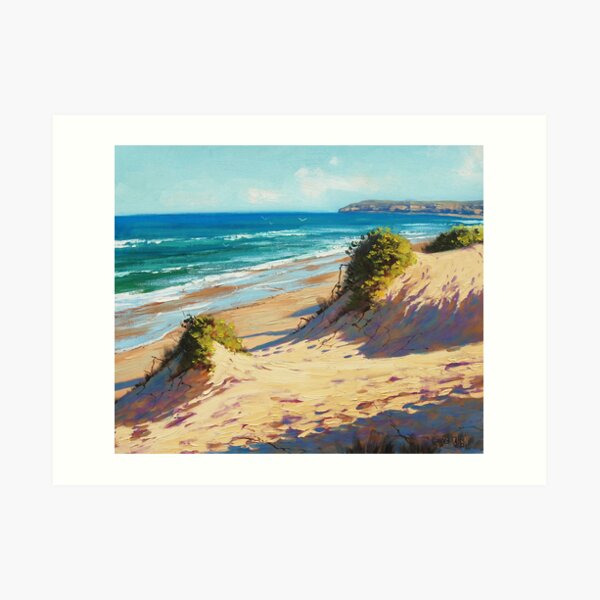 Central Coast Dunes Art Print
