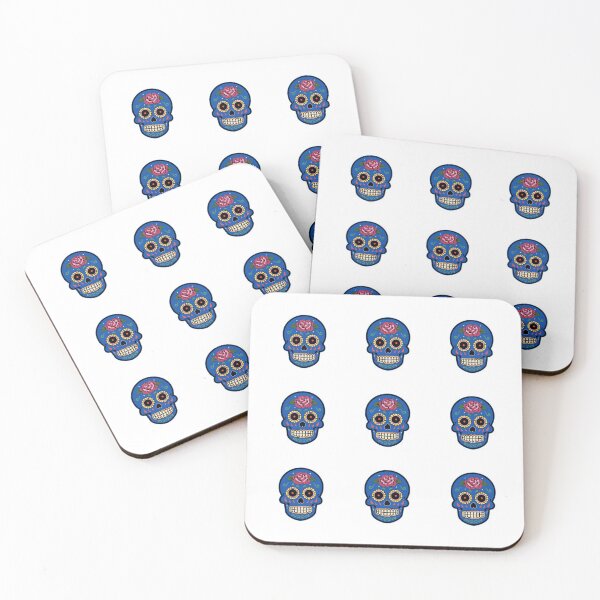 Item preview, Blue Mexican Skull designed and sold by OjosRojos.