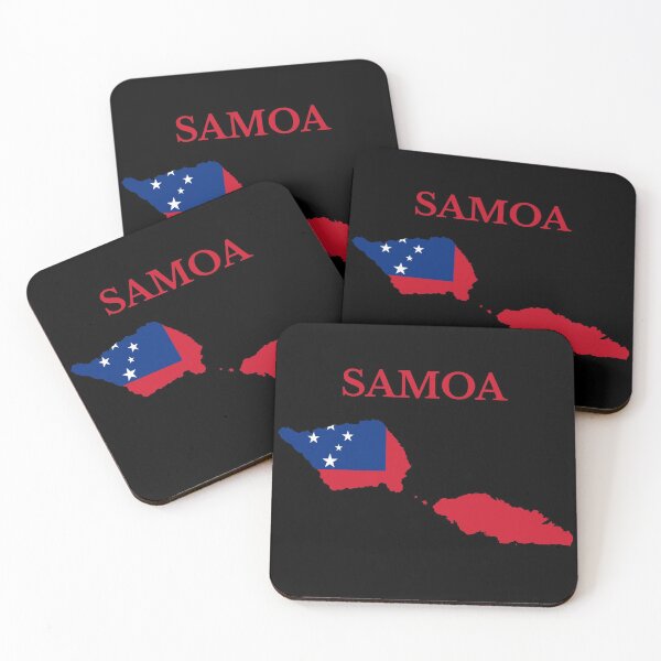 Item preview, Western Samoa Flag Map designed and sold by marosharaf.