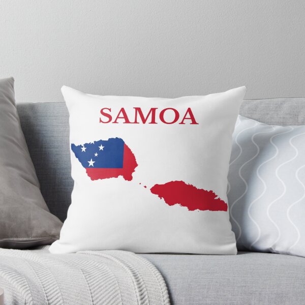 Item preview, Western Samoa Flag Map designed and sold by marosharaf.