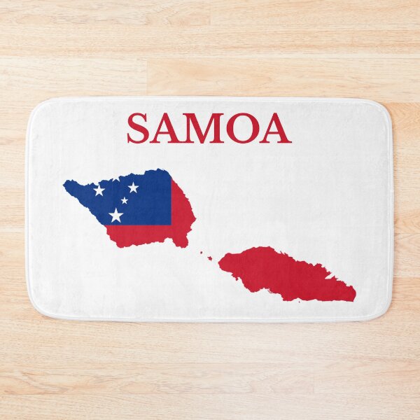 Item preview, Western Samoa Flag Map designed and sold by marosharaf.