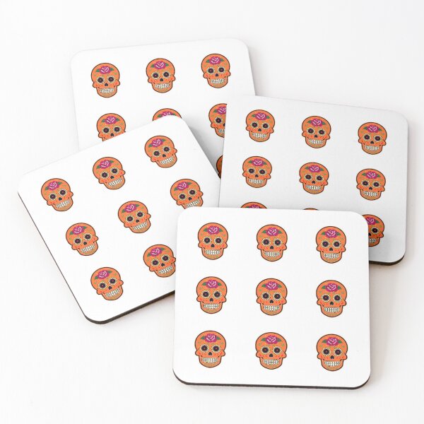 Item preview, Orange Mexican Skull designed and sold by OjosRojos.