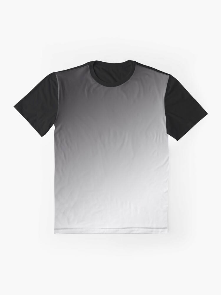 white and black graphic t