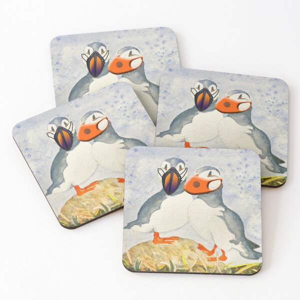 Item preview, Puffins Masquerading in a Pose designed and sold by Janeclarbour.