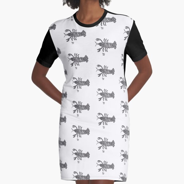 Robot Yabby Graphic T-Shirt Dress