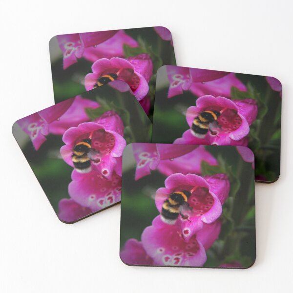Item preview, Bumblebee and foxglove  designed and sold by redbubbledave22.