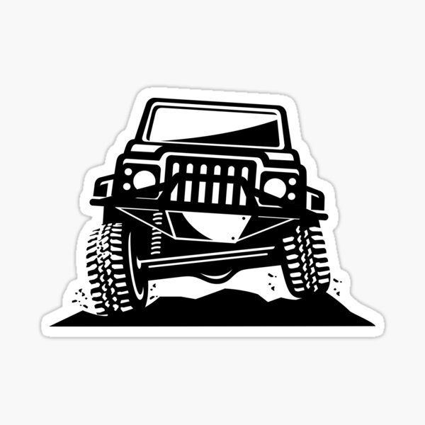 Offroad 4WD Car Sticker