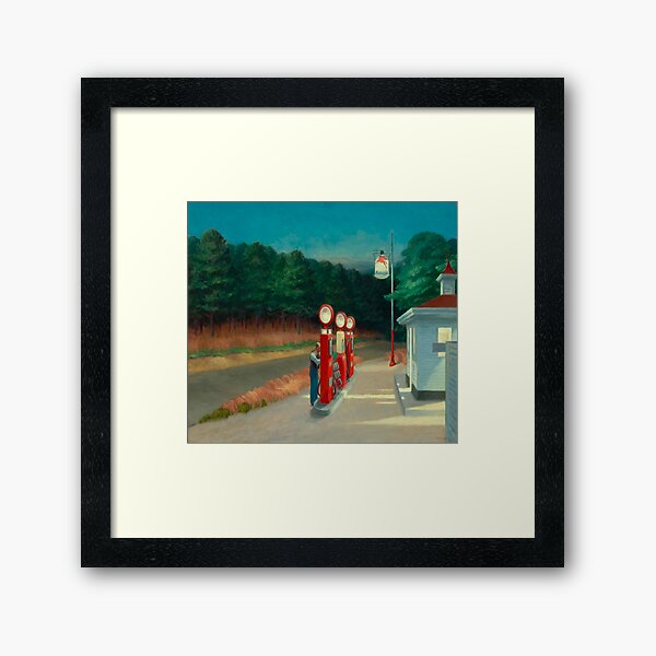 Item preview, Edward Hopper - Gas, Art reproduction designed and sold by HouseofBalloon.