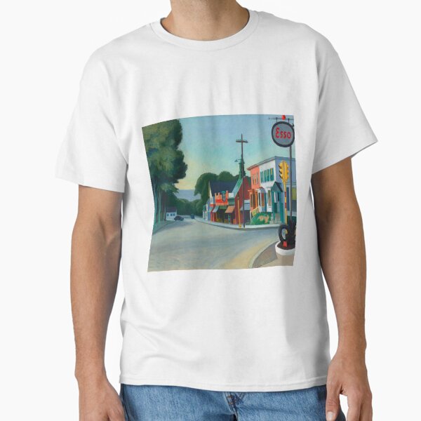 Item preview, Edward Hopper - Gas station, Art reproduction designed and sold by HouseofBalloon.