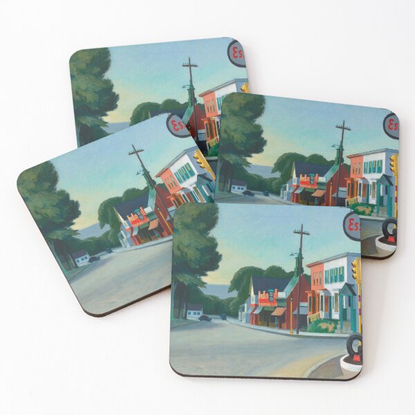 Item preview, Edward Hopper - Gas station, Art reproduction designed and sold by HouseofBalloon.
