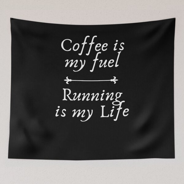 Item preview, Running And Coffee Lover Print - Funny Runners And Coffee Drinkers  designed and sold by designitfun.