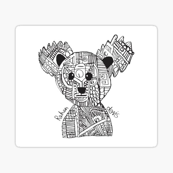 Robot Koala Sticker