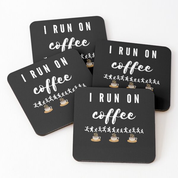 Item preview, Coffee Lover And Runners Print - Funny Runners And Coffee Drinkers  designed and sold by designitfun.