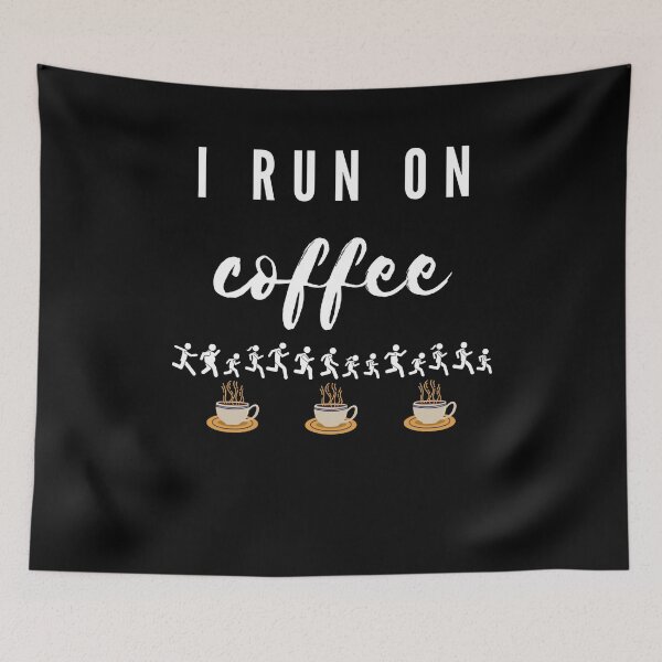 Item preview, Coffee Lover And Runners Print - Funny Runners And Coffee Drinkers  designed and sold by designitfun.