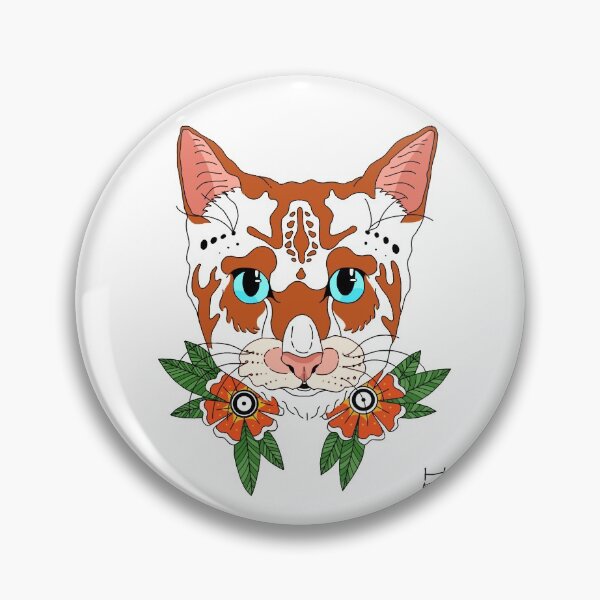 Item preview, Flower Cat - Colored Version designed and sold by Heliantus Annuus.