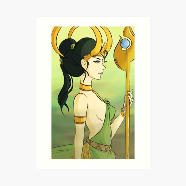 Loki - Female Genderbend Art Print