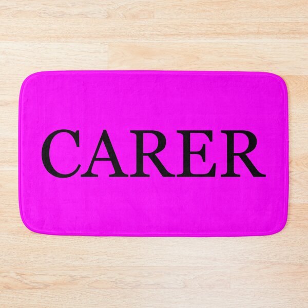 Item preview, MAGENTA/BLACK CARER FACE MASK AND MERCHANDISE. designed and sold by booie2020.