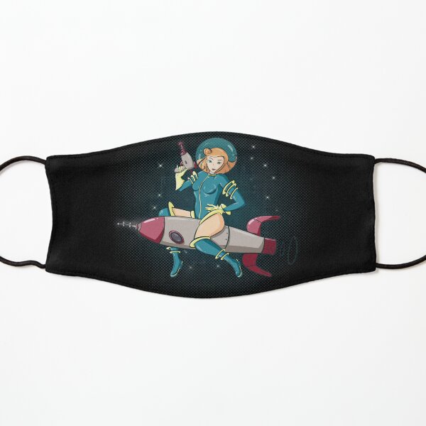 Rocket Ride Pinup Kids Mask
