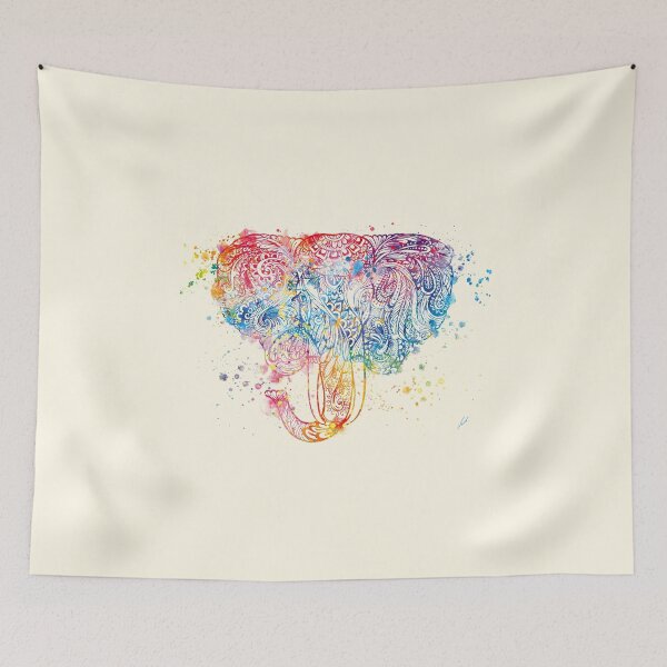 Item preview, Watercolor Lucky Elephant by Vart designed and sold by vartstudio.