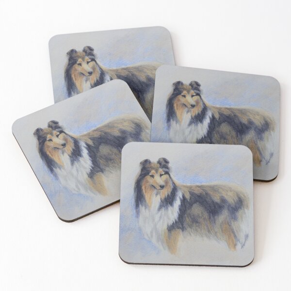 Item preview, Rough Collie Dog In Watercolor designed and sold by KarenWoodArt.