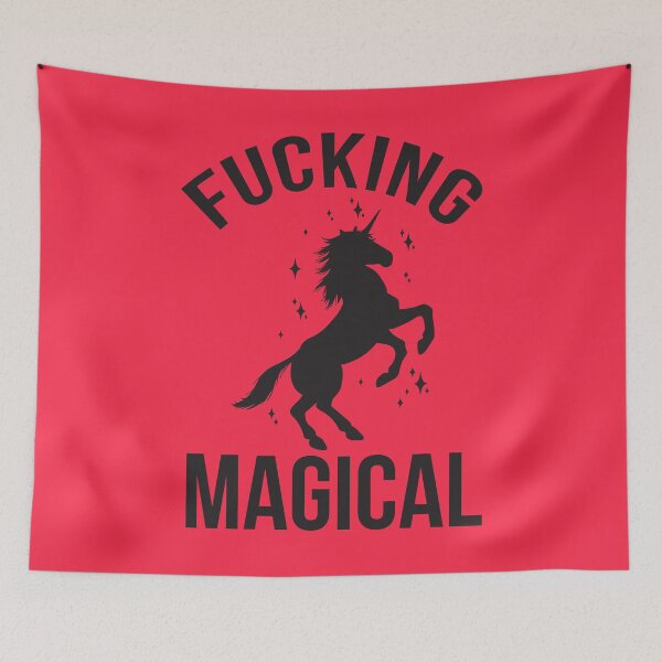 Item preview, The magical retro unicorn designed and sold by Imutobi.