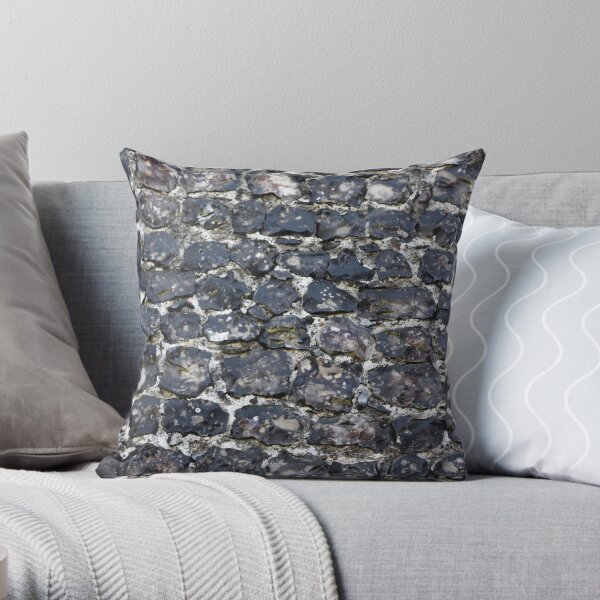 Flint wall Throw Pillow