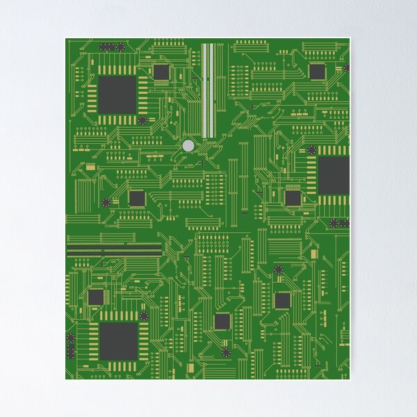 Artikel-Vorschau von Motherboard Mainboard-Schaltung, designt und verkauft von Nerd Shizzle.