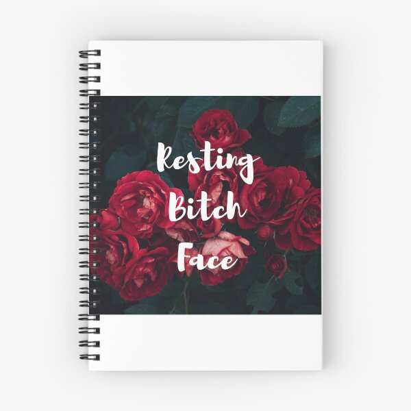 Item preview, Resting Bitch Face Roses White designed and sold by djalicat.