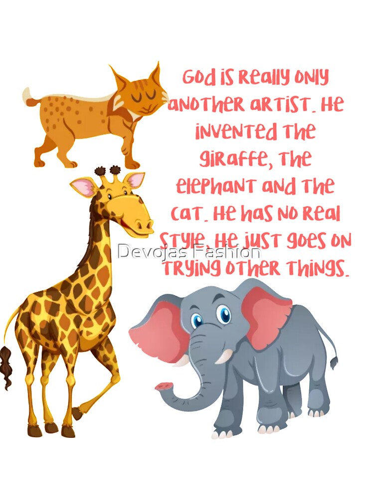 T Shirt Enfant Citations D Elephant De Girafe Et De Chat Par Punyaya Redbubble