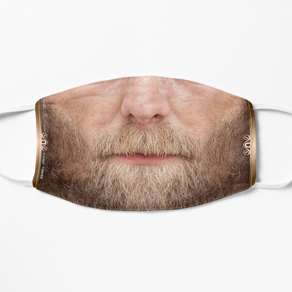BLONDE Beard man FACE MASK White Male Mask