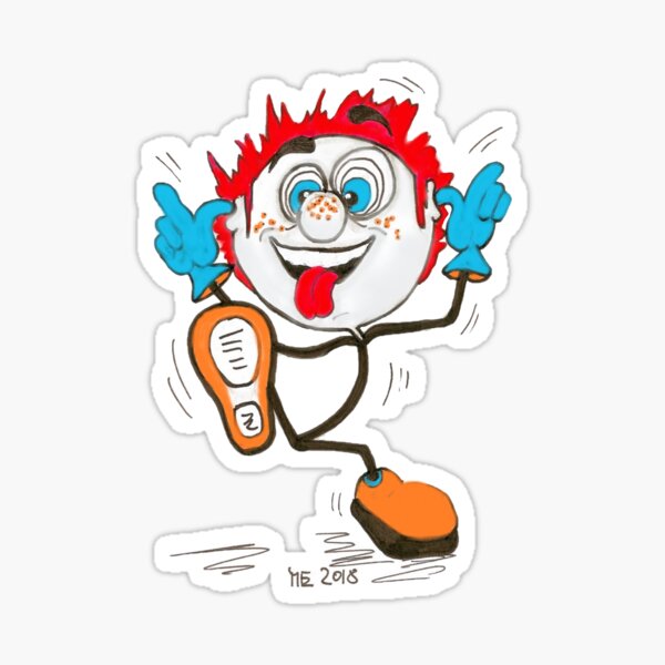 Crazy STickmanMunich Sticker