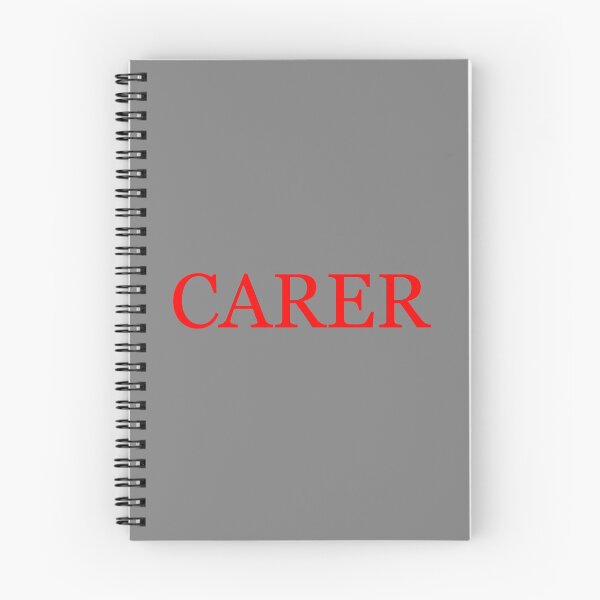 Item preview, CARER GREY/RED FACE MASK AND MERCHANDISE. designed and sold by booie2020.