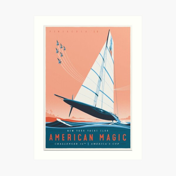 American Magic - America's Cup Team Poster Art Print