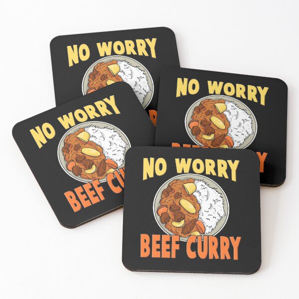 Item preview, No Worry Beef Curry - Funny Food Lover Gift Idea designed and sold by Sandra78.