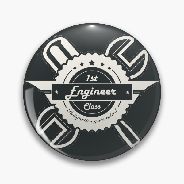 Item preview, First Class Engineer! Retro Career Gift designed and sold by justkidding-co.