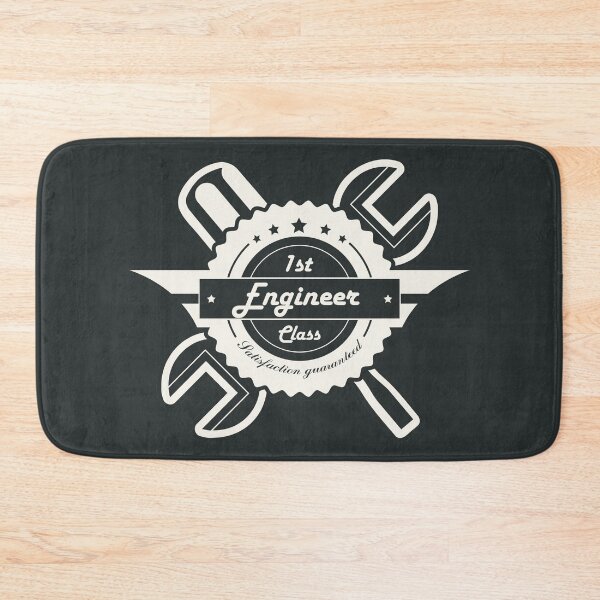 Item preview, First Class Engineer! Retro Career Gift designed and sold by justkidding-co.