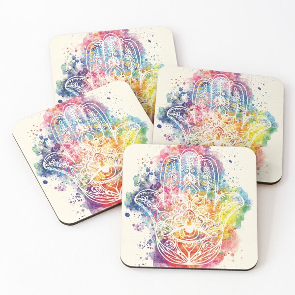 Item preview, Watercolor Hamsa by Vart designed and sold by vartstudio.
