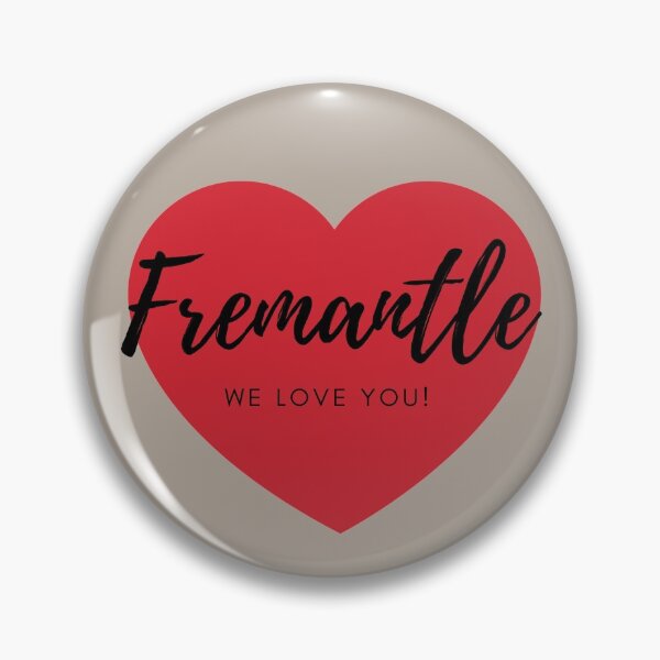 Artikelvorschau, Fremantle Wir lieben dich! Freo Liebe! entworfen und verkauft von Pinnypin.