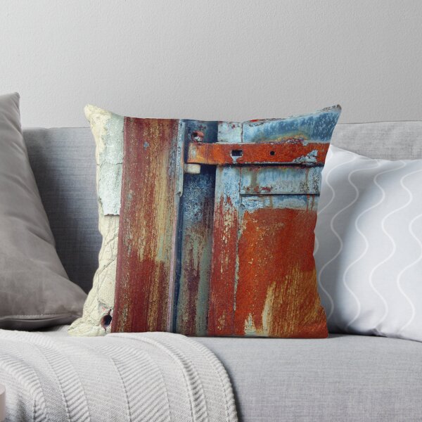 industrial decay Throw Pillow
