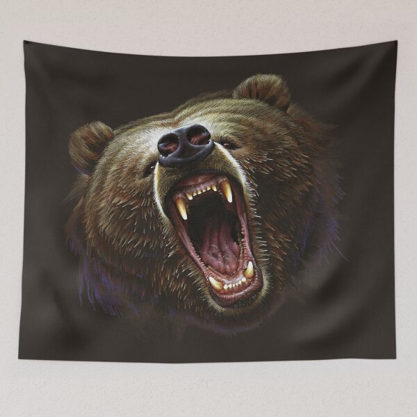 Item preview, Fierce Grizzly designed and sold by Salmoneggs.